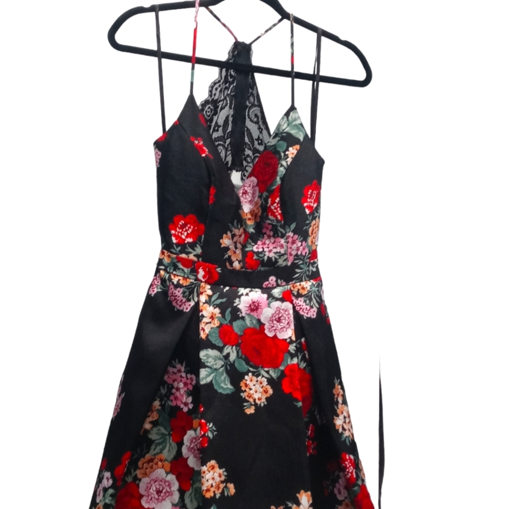 Black Floral Dress